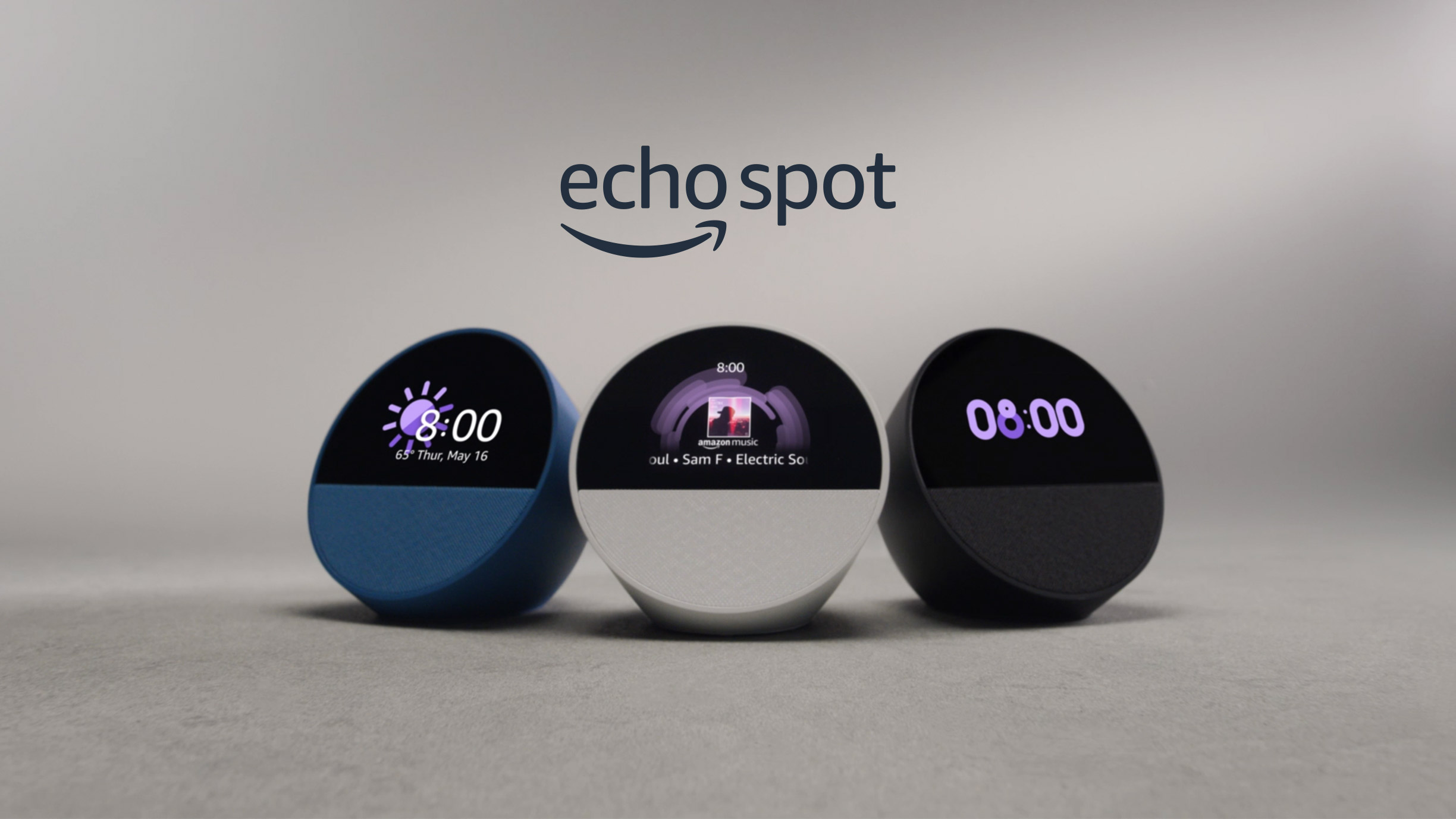 Amazon Echo Spot product lineup