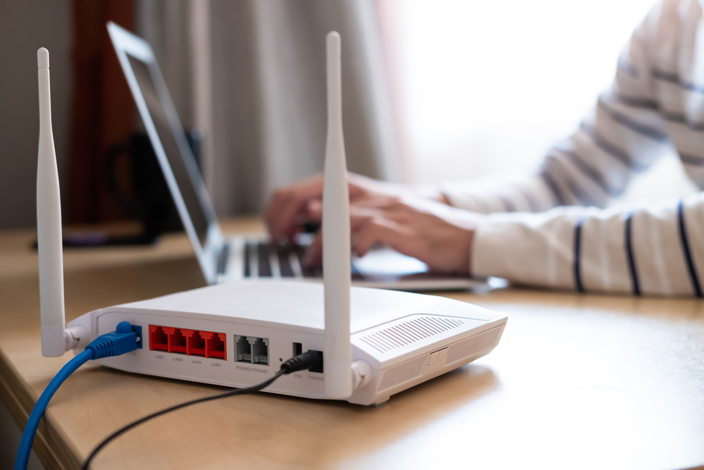 Networking service with routers and Wi-Fi setup